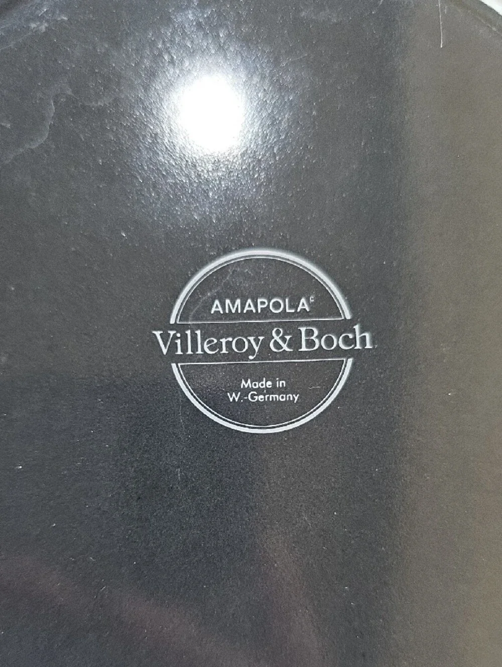 Villeroy & Boch Amapola Cookware Pot with Pink, Blue & Green Floral Motif